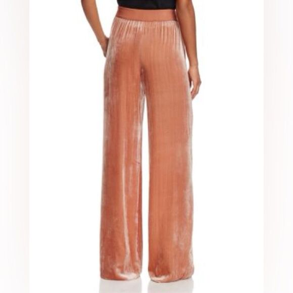 Alice and Olivia Racquel Wide-Leg Velvet Pants | Size 8 - Picture 2 of 8